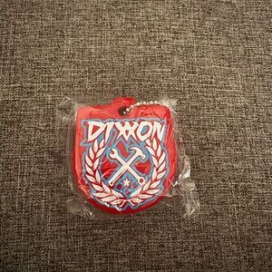 DIXXON Red and Blue Keychain